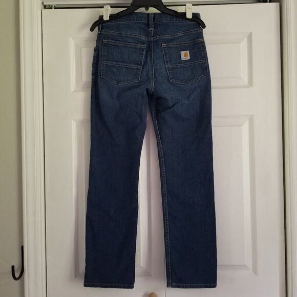 Carhartt Men's Jeans 30x30 Blue Pockets Straight Relaxed Rugged Flex Gorpcore - Picture 5 of 6